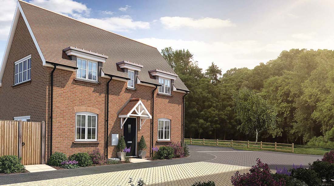 Oak Tree Close New Build Houses for Sale, Odiham, Hampshire